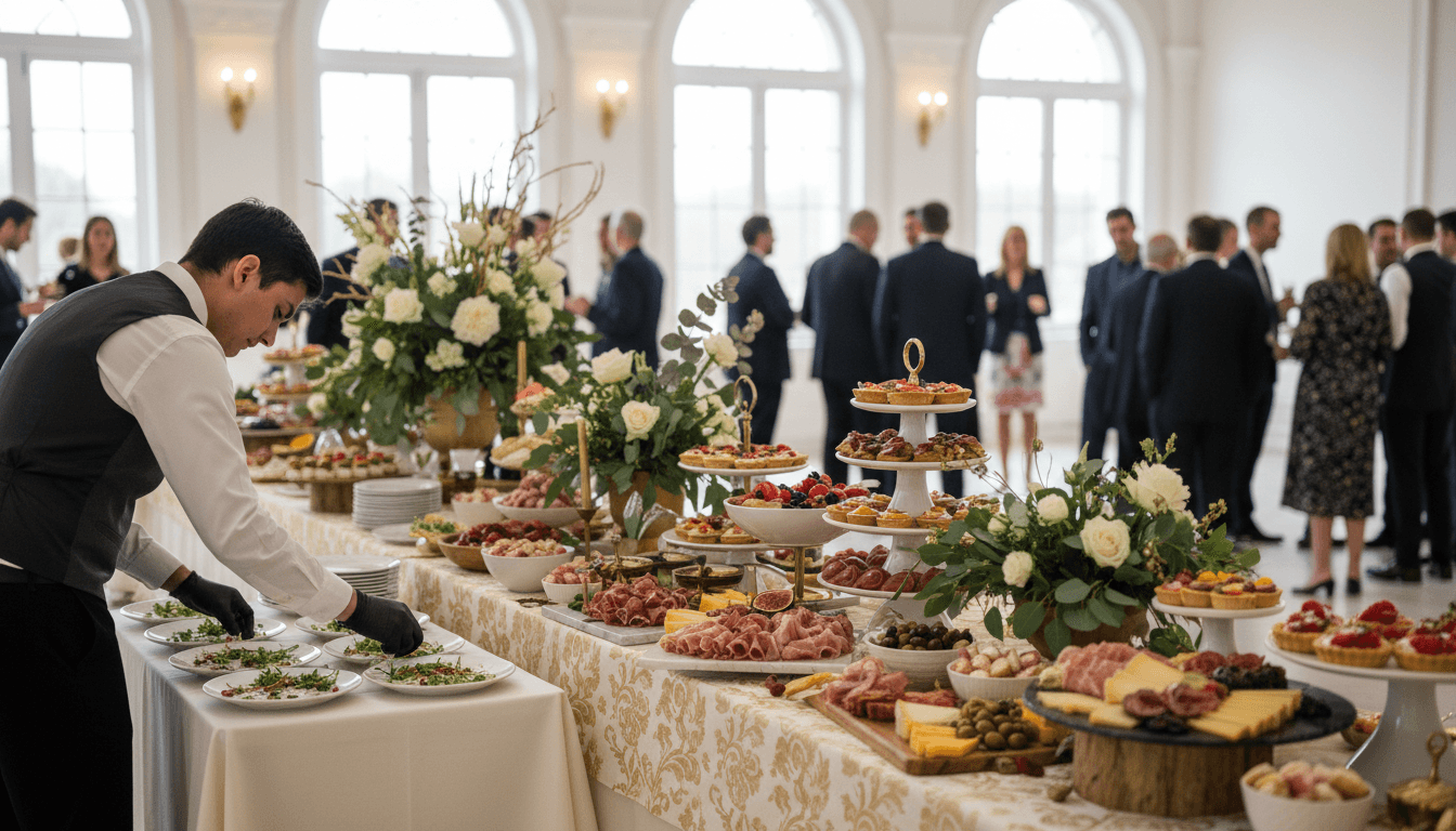 Corporate event catering service